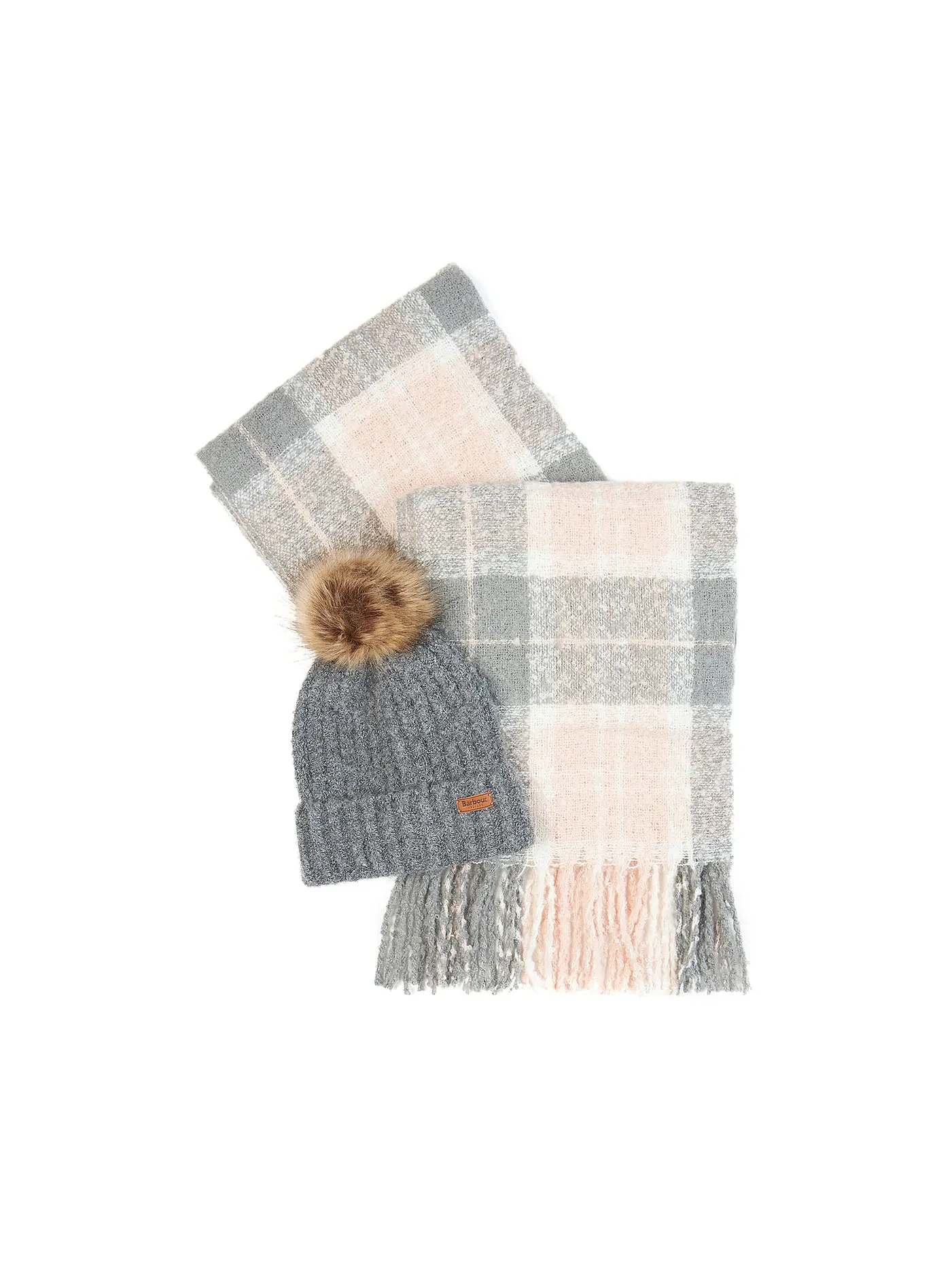 BARBOUR | Geschenkset Beanie und Schal SALTBURN | 